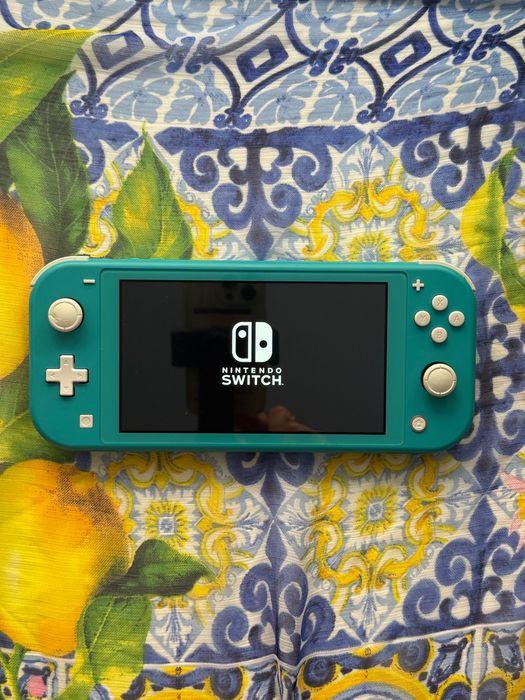 Nintendo Switch Lite Turcoaz + husă + 128GB microSD