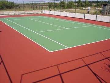 Резиновое покрытие для теннисного корта Rezina qoplama