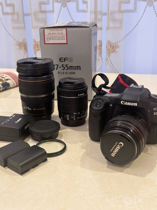 Canon eos 80D kamera sotiladi holati idel