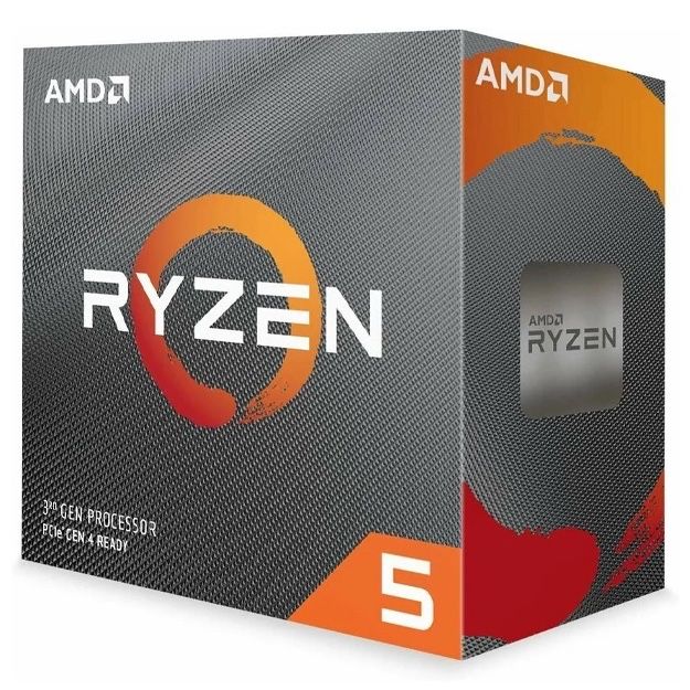 Box Ryzen 5 3600 +куллер Gammax 400v2 red