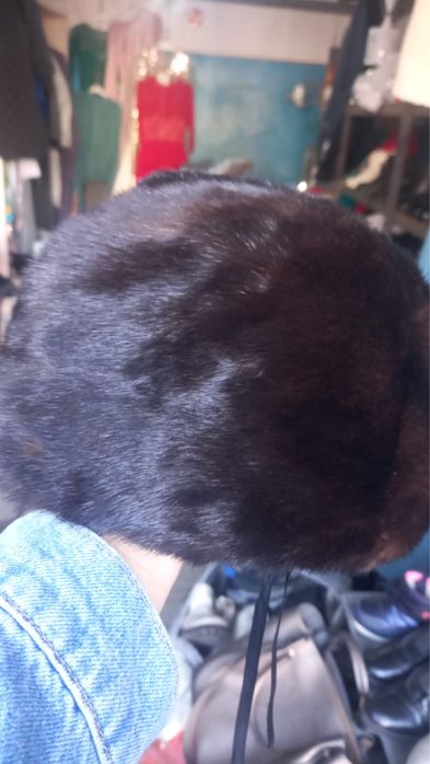 Шапка норка  женская