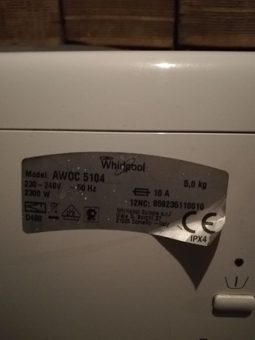 Пералня Whirpool AWOC 5104