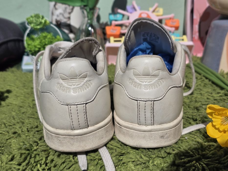 Adidas бели кецове от кожа N39