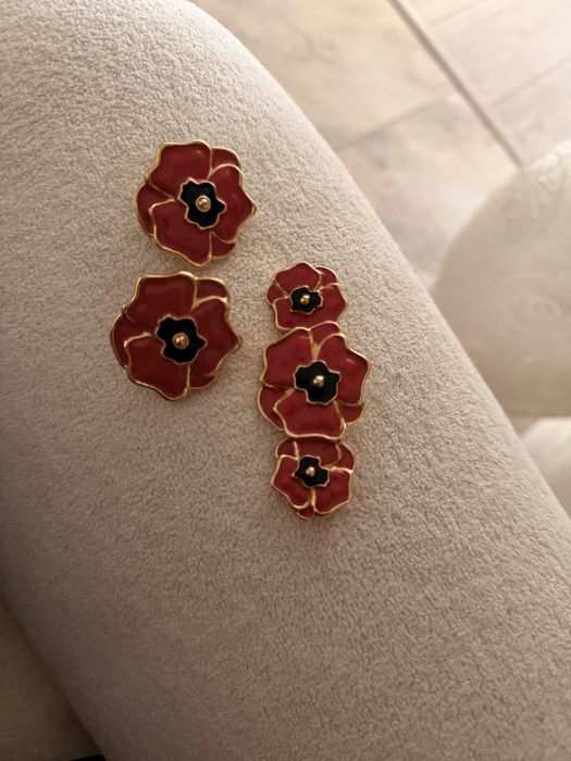 Клипсы и брошь Escada