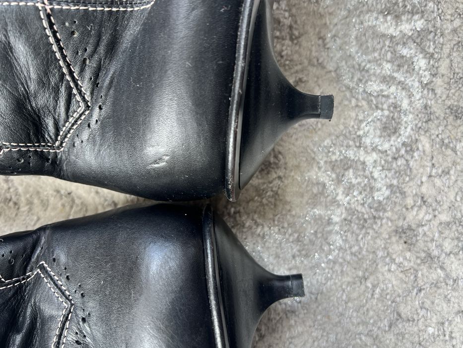 Дамско ботуши естествена кожа.