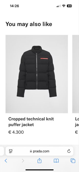 Зимно Яке Prada чисто ново