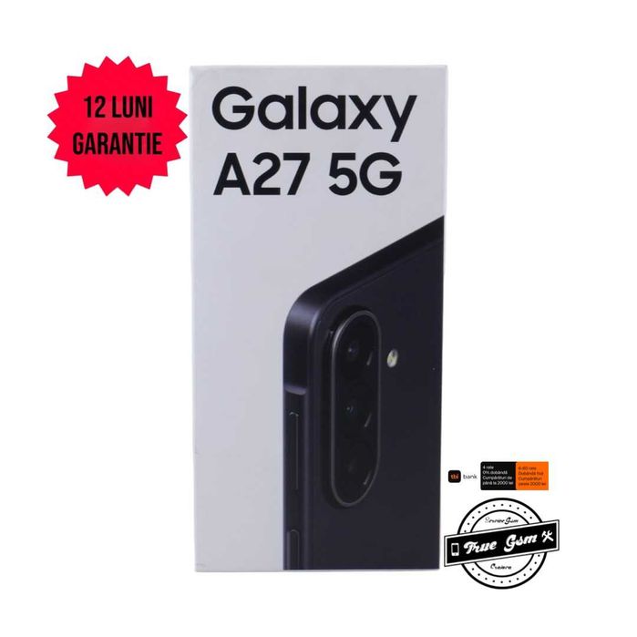 Samsung A27 128GB Black - GARANTIE 12 LUNI | TrueGSM