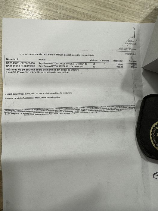 Ochelari de soare Ray-Ban Aviator Reverse RBR0101S, NOI, Garantie!!!