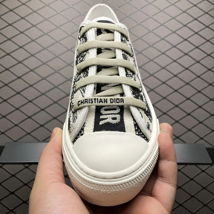 CD Walk'n'Dior Sneaker "Black/White Toile de Jouy"