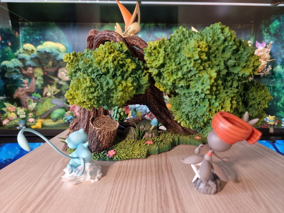 Pokemon statue - ediție limitat - mistery family - figurine