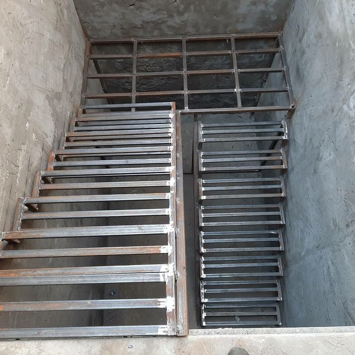 Лестница   каркас    обшивка