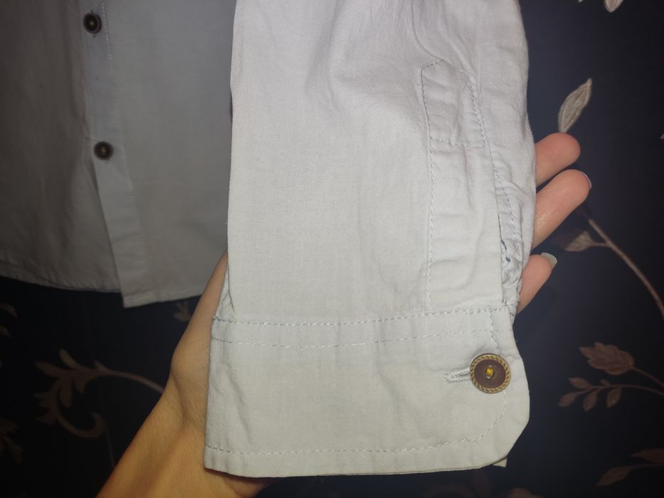 Стильная европейская мужская рубашка,натуральный материал Нанка