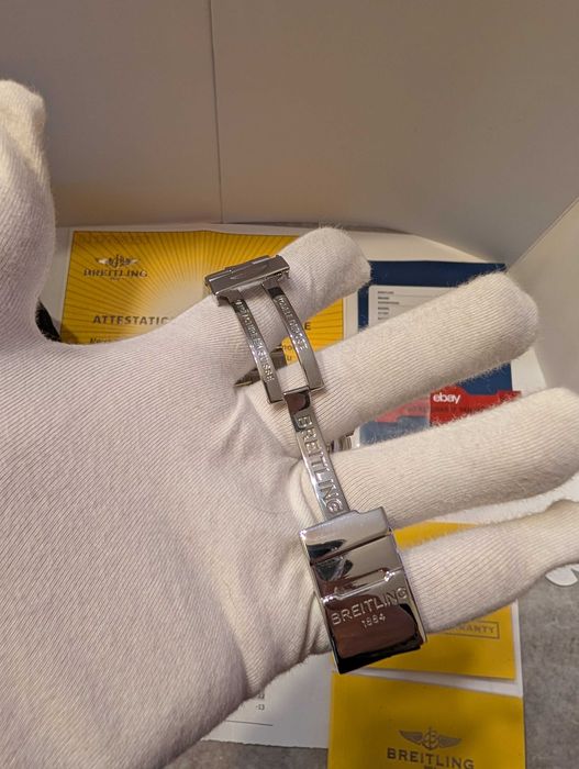 Промо! Breitling SuperOcean 42mm A17364 Black diver часовник