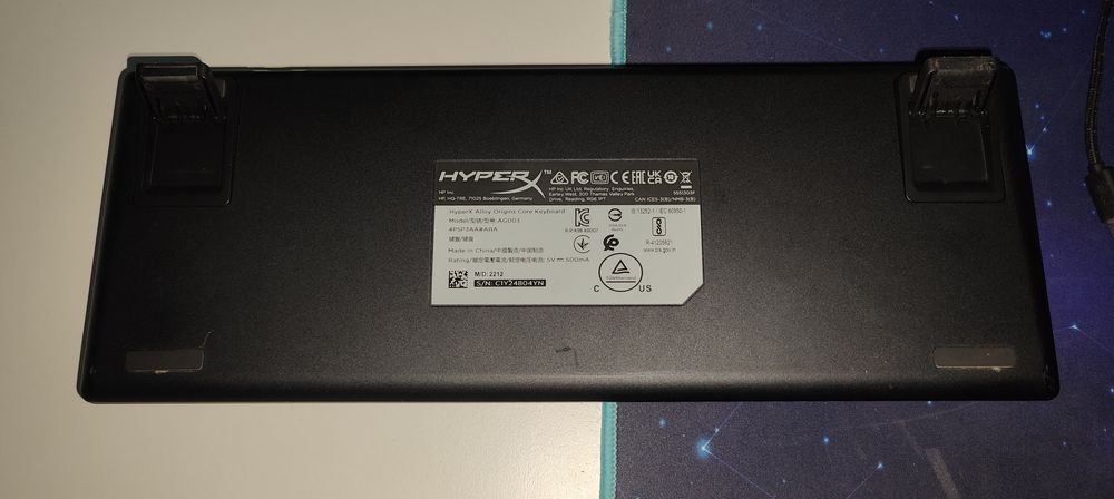Tastatură mecanică HyperX intactă