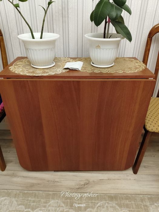 Раскладной стол, стулья