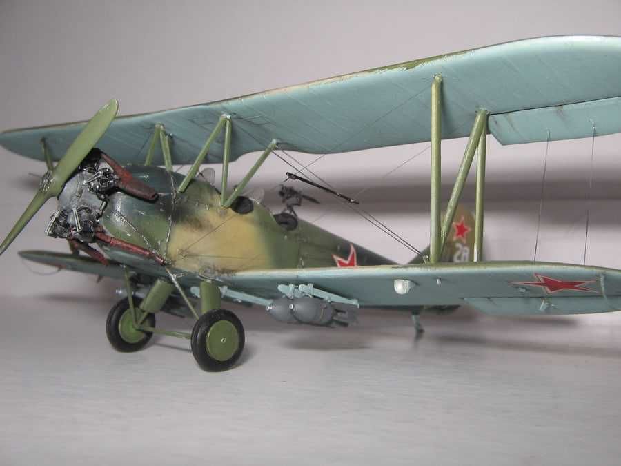 Сборная модель самолета По-2 (1/72).. РАРИТЕТ