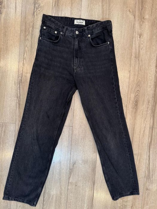 Pantaloni baggy negri pull & bear