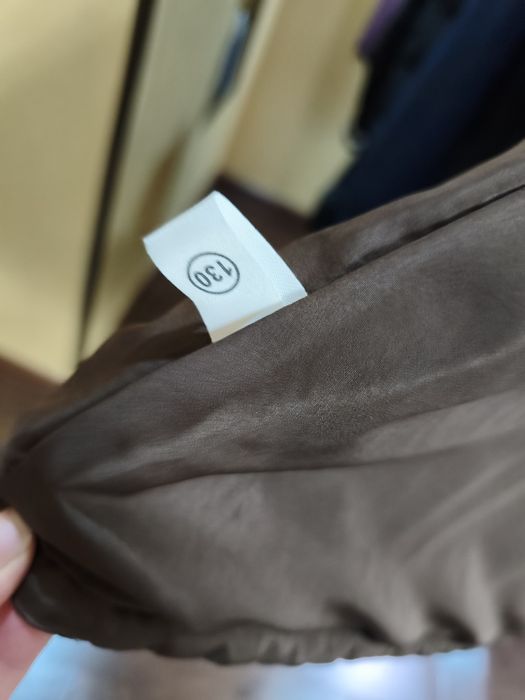 Стильный стеганый сарафан для девочки, размер 130 (новый)