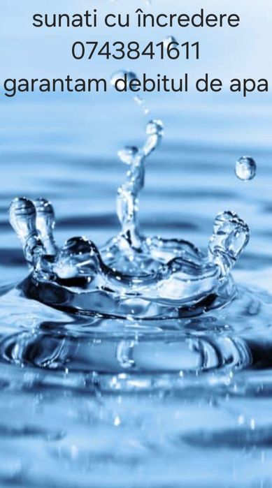 Foraje puturii si fantanii