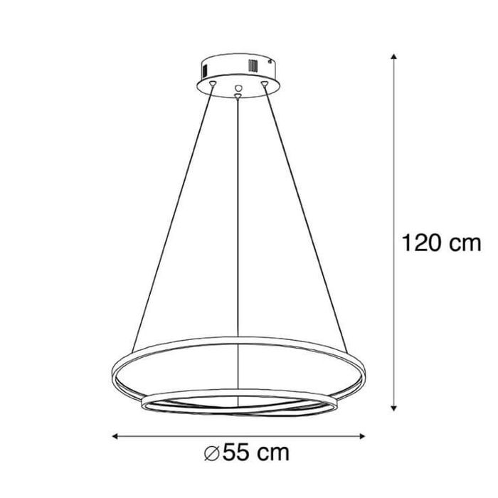Lustră LED pentru sufragerie