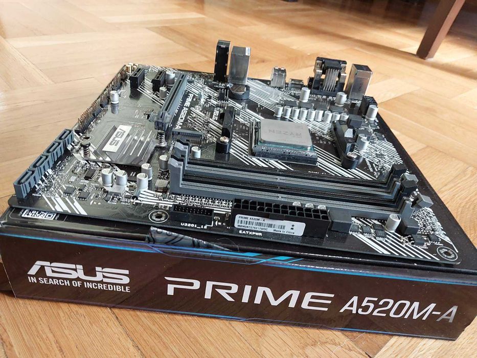 Ryzen 5 5600G + Asus Prime A520M-A