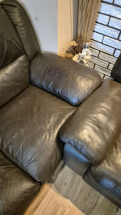 Диван естествена кожа