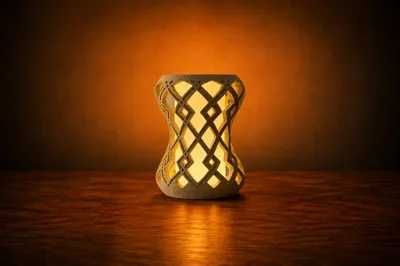 Lampă Hourglass 3D