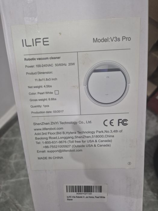 Прахосмукачка робот ilife robot vacuum v3s pro