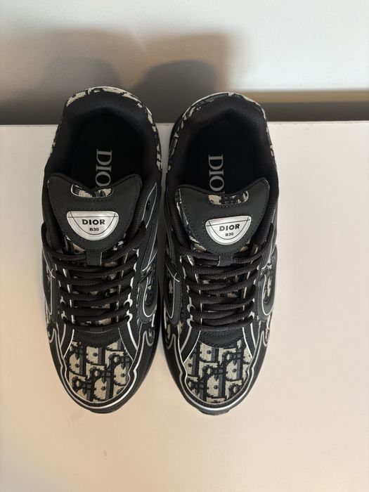 Dior B30 Black Grey Print Reflective- Marimea 43 Pe Stoc