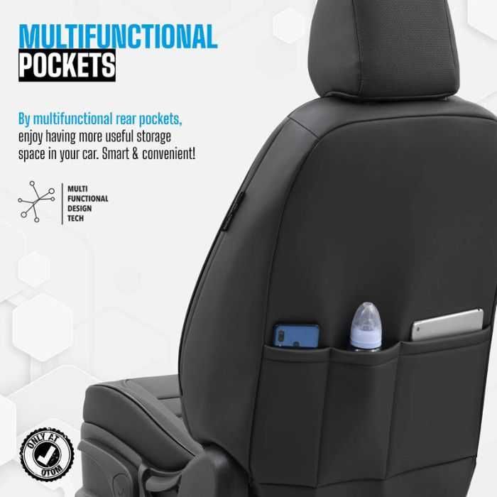 Комплект 4 седалки LUX Черна Тапицерия за седалки Otom Premium PRM101