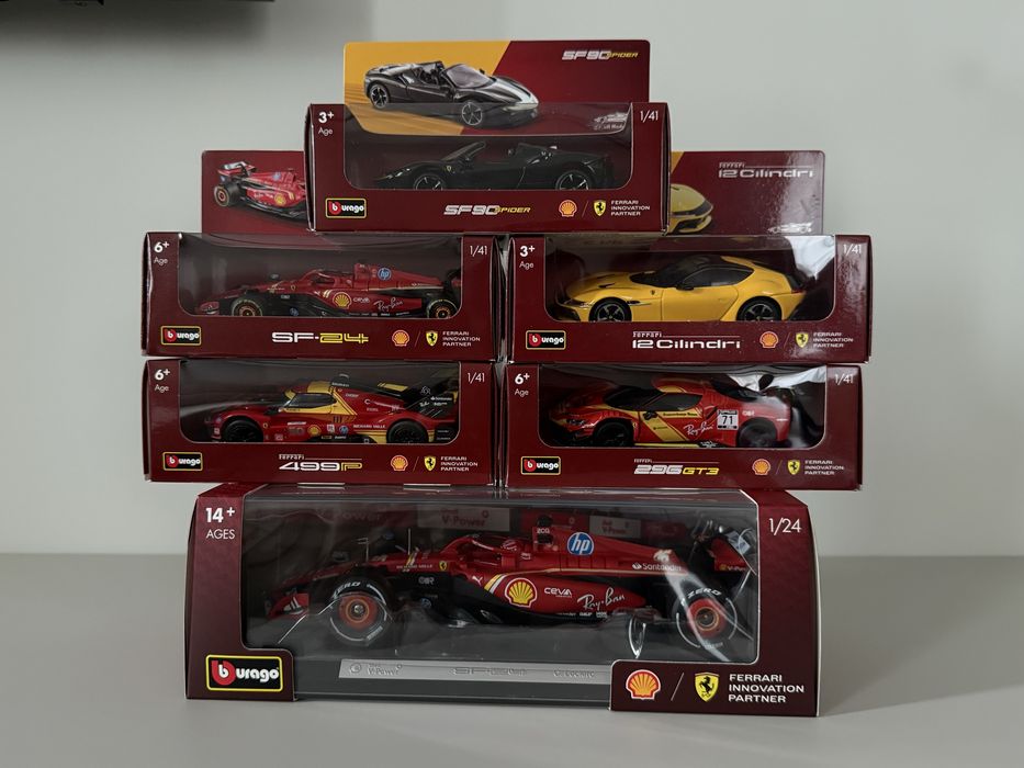 Колекция Shell Ferrari + Ferrari SF24 1:24