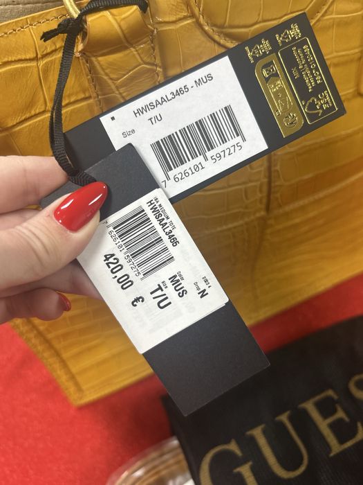 Geanta piele naturala Guess noua!