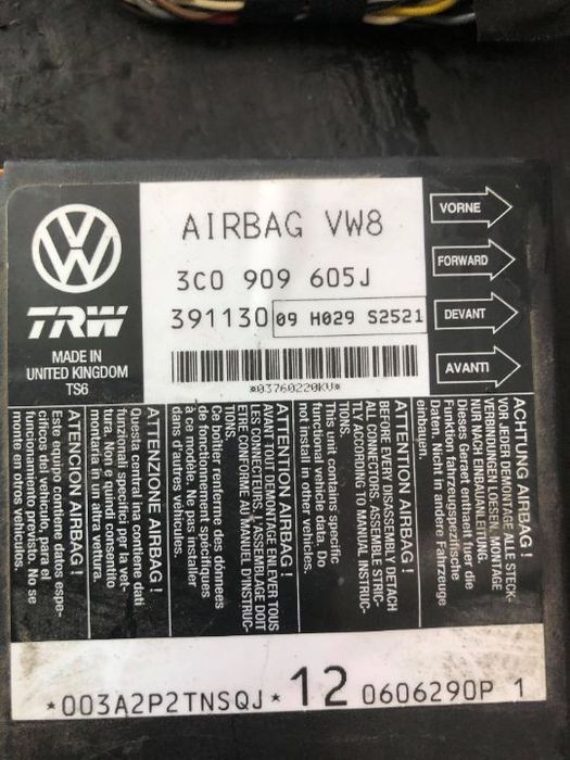 calculator airbag vw passat b6