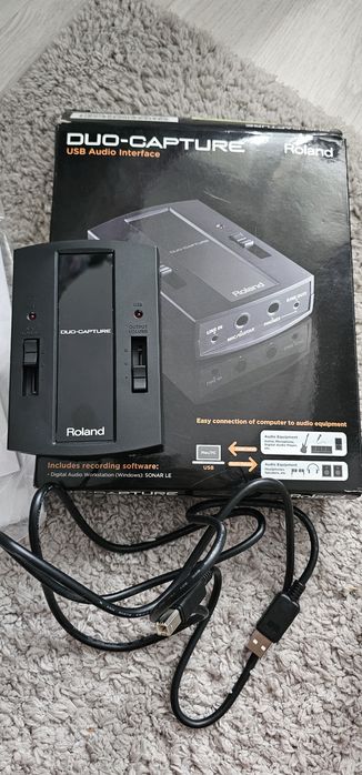 interfață audio USB portabilă Roland Duo-Capture (UA-11)