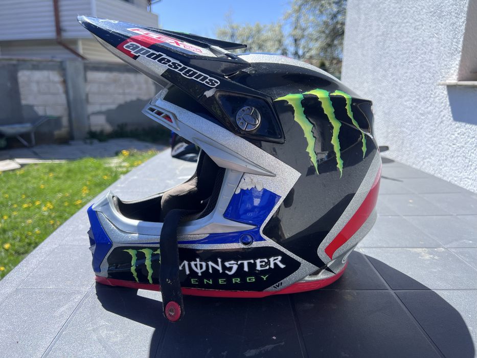 Кросова каска airoh aviator3,moto bell flex 9