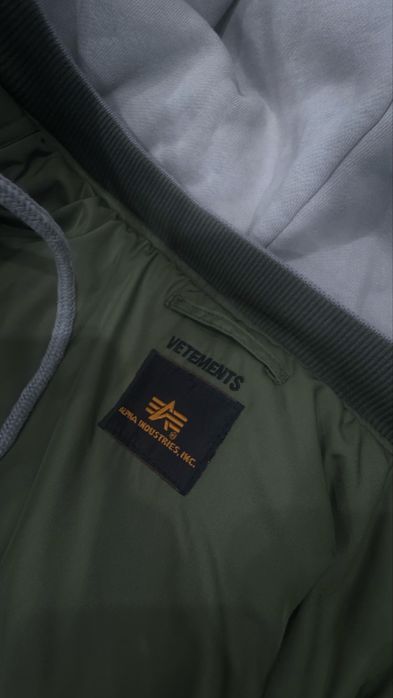 Vetements Alpha industries бомбер