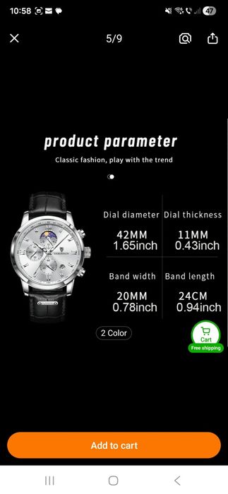 Ceas de mana bărbați LIGE