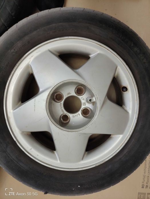 Алуминиеви джанти с гуми 6Jx15, 4х100, ET49 - 5бр.