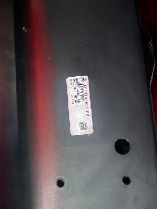 Bara spate volkswagen golf 7 facelift hatchback 2017-2019