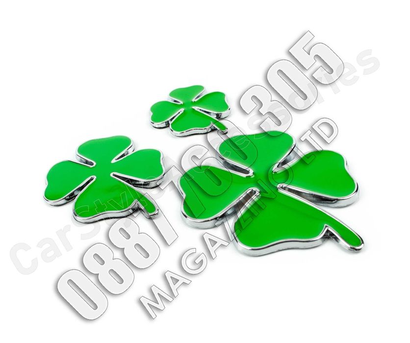 Детелини за Алфа Ромео Метални Четирилистни Различни Размери