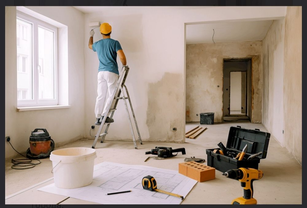 Качественный ремонт квартир под ключ в Фергане 
Текст: Выпо