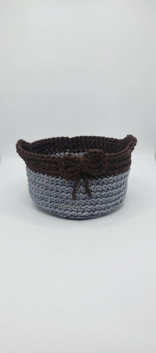 Корзинки вязаные