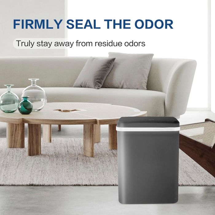 Кош за отпадъци с сензор за вдигане на капака за кухня и баня