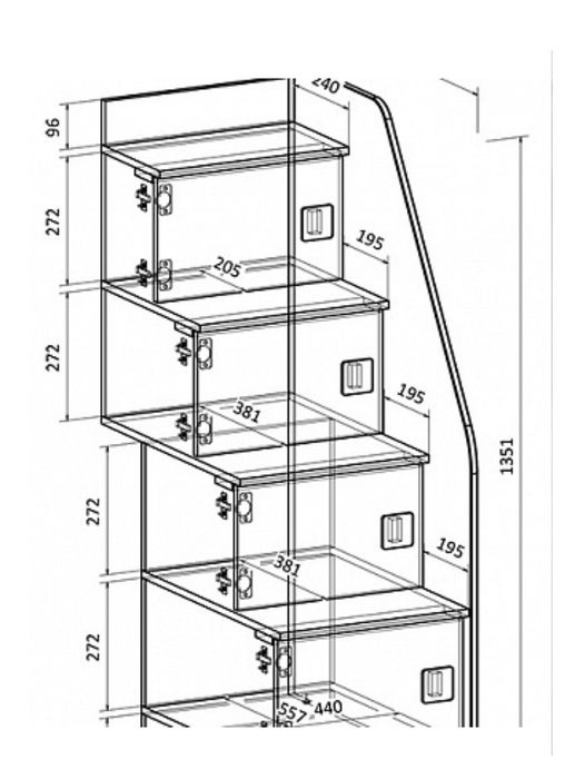 Детская кровать- горка