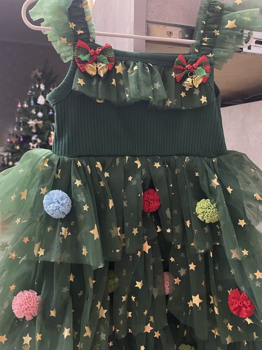 Новогоднее платье елочки