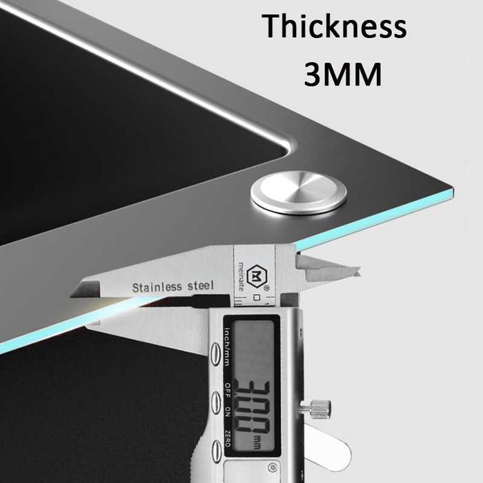 Висококачествена мултифункционална кухненска мивка 68см