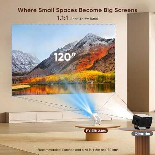 WiFi 6 Android проектор 4K 1080P Auto Focus