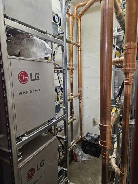 LG тепловой насос чиллеры и фанкойли