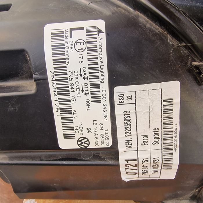 Seat Alhambra bi xenon 2022 ляв фар