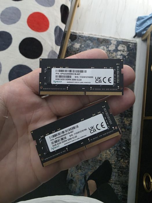 Ram 2x8gb ddr 4 (total 16gb)